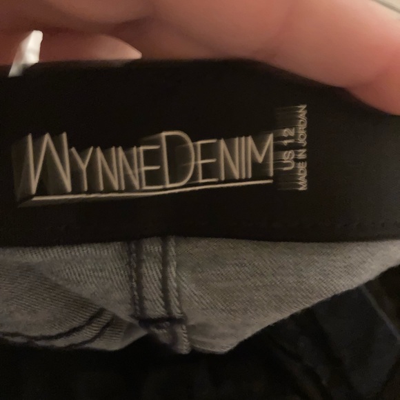 Dark Blue Jeans by Wynne Denim Women’s Size 12 - Picture 3 of 3